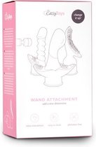 EasyToys Wand Collection ‚Äì Zwart attachment met realistische eikel