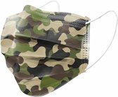 Benson Wegwerpmaskers - Mondkapjes 3 - Laag - Camouflage - 5 stuks