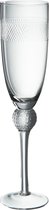 J-line Fluteglas Ets Glas Transparant 6X26Cm