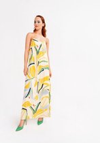 Lords & Lilies maxi kleed dames - multicolor - 211-5-LDR-W/963 - maat L