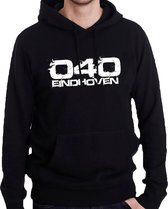 Eindhoven 040 Trui met capuchon | |hoodie | unisex | sweater | Zwart