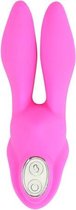 Velvateen 7 Mode Rabbit Stimulator - Vibo's - Vibrator Speciaal - Roze - Discreet verpakt en bezorgd