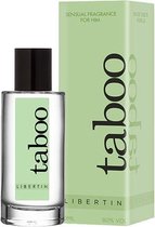 Taboo Libertin Parfum Voor Mannen 50 ML - Drogisterij - Geurtjes - Transparant - Discreet verpakt en bezorgd