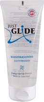 Just Glide Glijmiddel op Waterbasis 200 ml - Drogisterij - Glijmiddel - Transparant - Discreet verpakt en bezorgd