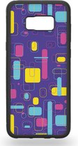Purple: Colors of the eighties Telefoonhoesje - Samsung Galaxy S8+