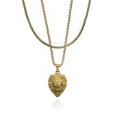 Croyez Jewelry | Lion Gold Layerup | Curb / 75cm / 75cm