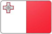 Vlag Malta - 100 x 150 cm - Polyester