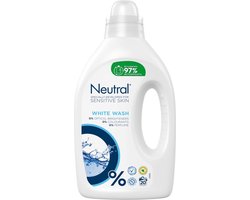 Product afbeelding van Neutral Wit parfumvrij wasmiddel - witte was - 180 wasbeurten