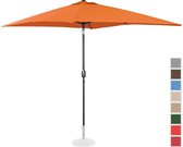 Uniprodo Grote parasol - oranje - rechthoekig - 200 x 300 cm - kantelbaar