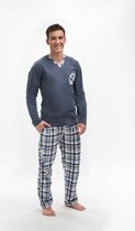 Martel- Bartek- pyjama- marineblauw- 100% katoen L