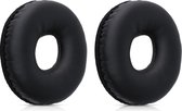 kwmobile 2x oorkussens compatibel met Logitech H390 / H600 - Earpads voor koptelefoon in zwart