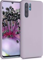 kwmobile telefoonhoesje voor Huawei P30 Pro - Hoesje met siliconen coating - Smartphone case in lila wolk