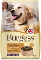 Burgess dog sensitive kalkoen / rijst - 2 kg - 1 stuks