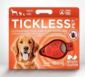 Tickless teek en vlo afweer voor hond en kat fluoriserend oranje -  - 1 stuks