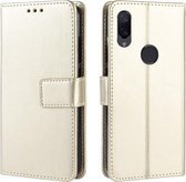 Crazy Horse Texture Horizontal Flip Leather Case voor Xiaomi Redmi Note 7, met houder & kaartsleuven & portemonnee & lanyard (goud)