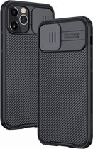 Hoesje geschikt voor Apple iPhone 12 / 12 Pro - CamShield Pro Armor Case - Back Cover - Zwart
