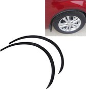 2 STKS Auto Stickers Rubber Ronde Arc Strips Universele Fender Flares Wiel Wenkbrauw Decal Sticker Auto-covers, maat: 75x2 cm