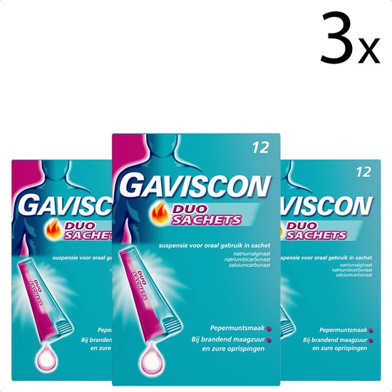 Gaviscon DUO Sachet 12 stuks x3