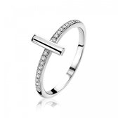 ZINZI ring ZIR1474 - Zilver 925 - Zirkonia