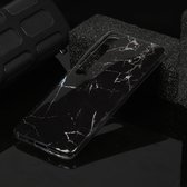 Voor Xiaomi Mi 10 Marble Pattern Soft TPU beschermhoes (zwart)