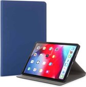 Voor iPad Pro 11 (2020) TPU elektrisch geperste horizontale flip lederen tas met houder (donkerblauw)