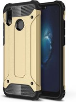 Voor Huawei P20 Lite Full-body robuuste TPU + pc combinatie achterkant beschermhoes (goud)