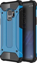 Samsung Galaxy S9 Hoesje - Mobigear - Outdoor Serie - Hard Kunststof Backcover - Blauw - Hoesje Geschikt Voor Samsung Galaxy S9