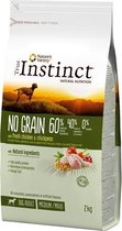 True instinct no grain medium adult chicken - 2 kg - 1 stuks