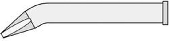 Foto: Weller xt ax soldeerpunt beitelvorm gebogen grootte soldeerpunt 1 6 mm lengte soldeerpunt 51 5 mm inhoud 1 stuk s 