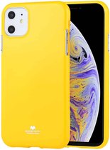 GOOSPERY JELLY TPU schokbestendig en krasvast hoesje voor iPhone 11 (geel)
