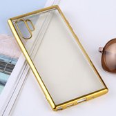 Ultradunne Galvaniserende Soft TPU Beschermende Cover Case voor Galaxy Note 10 Pro (Champagne Goud)