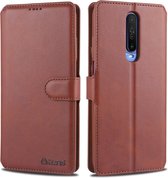 Voor Xiaomi Redmi K30 AZNS kalfsleer horizontale flip lederen tas, met houder & kaartsleuven & portemonnee & fotolijst (bruin)