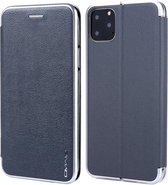 Voor iPhone 11 Pro Max CMai2 Linglong-serie PC + PU horizontale flip lederen tas met houder en kaartsleuf (grijs)