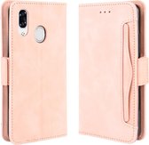 Voor ZTE Libero S10 Wallet Style Skin Feel Calf Pattern Leather Case, met aparte kaartsleuf (roze)