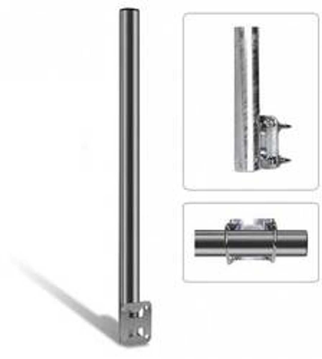 Smart SM80S Satelliet balustrade-beugel Zilver