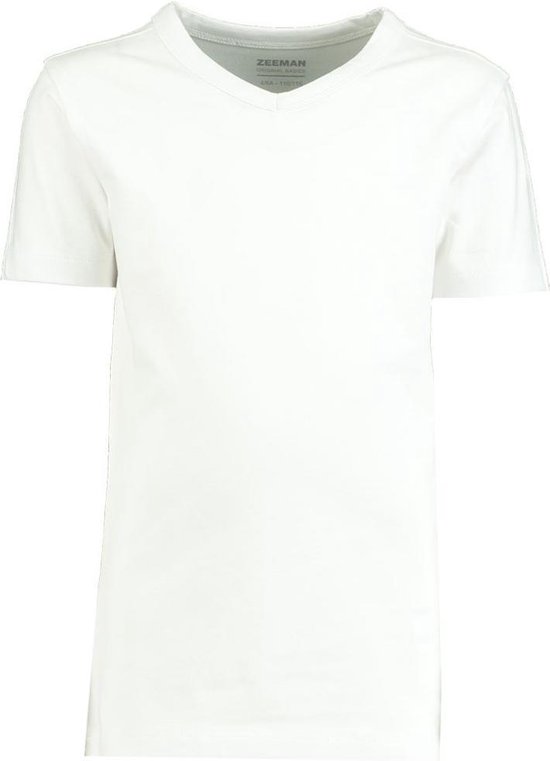 Zeeman kinder jongens T-shirt korte mouw - wit - maat 92 - 3 stuks | bol.com