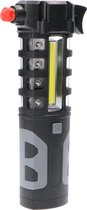 Veiligheidshamer - Shana Milti - LED Zaklamp - Gordelsnijder - Flikkervrij - Zwart