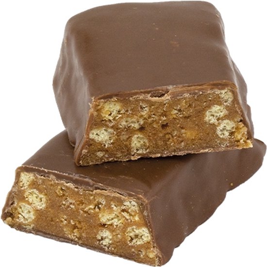 Protiplan Reep Karamel Pinda 7 x 44 gram Low carb snack Eiwitrepen