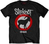 Slipknot Heren Tshirt -L- Iowa Goat Zwart