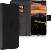 kwmobile telefoonhoesje voor Nokia 8.1 (2018) / X7 - Hoesje met pasjeshouder in zwart - Wallet case