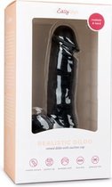 Realistische Dildo Met Balzak- 17,5 cm - Zwart - Sextoys - Dildo's  - Dildo - Dildo Normaal