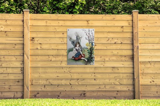 Affiche de jardin de scène de Pasen en vrac