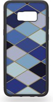 Blue and purple rombs Telefoonhoesje - Samsung Galaxy S8+