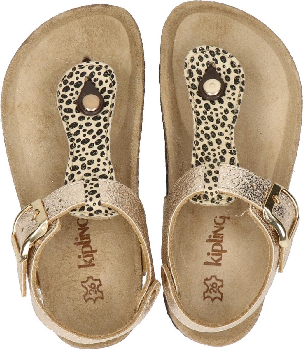 Kipling Rikulu 4 meisjes sandaal - Goud - Maat 26
