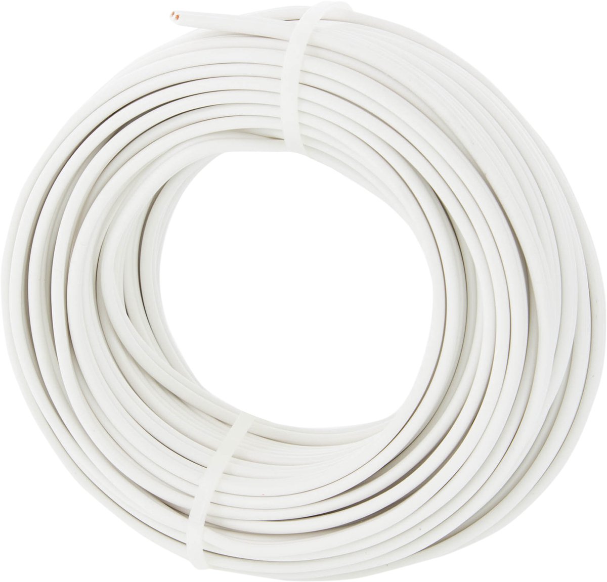 Tweelingsnoer – zwakstroom tot 42 volt – 2 x 0,75 mm² – 20 m – wit