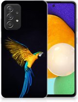 TPU Bumper Silicone Étui Housse pour Samsung Galaxy A52 (5G/4G) Coque Perroquet