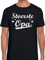 Stoerste opa cadeau t-shirt zwart heren XL