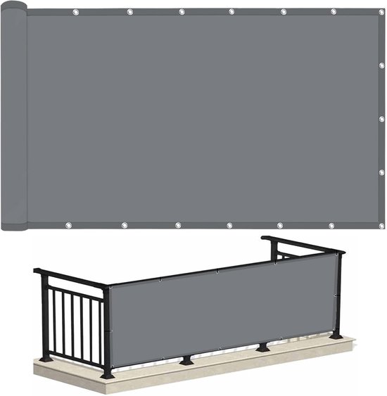 Voile d'ombrage imperméable - Protection UV - 1 pièce - Polyester