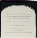 Zijkant van Lucovitaal Haar Volume verpakking met tekst over kwaliteit en prijs.