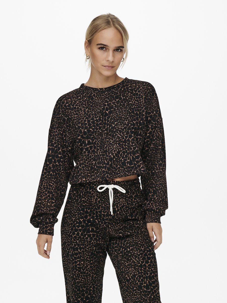 ONLY - ONLFUNKY LIFE L/S AOP O-NECK SWT - Meisjes - Sweaters